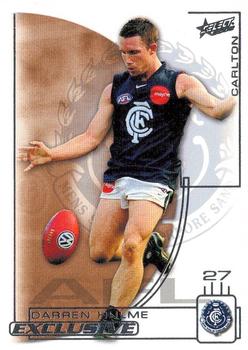 2002 Select AFL Exclusive #70 Darren Hulme Front